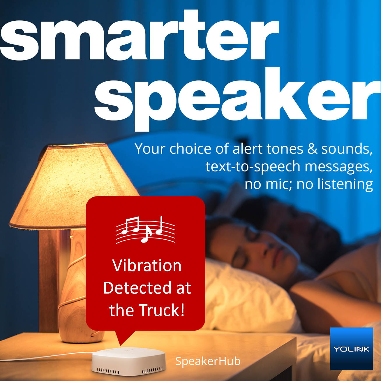 YoLink Smart Vibration Sensor, Shock Sensor, Glass Break, Hub Required